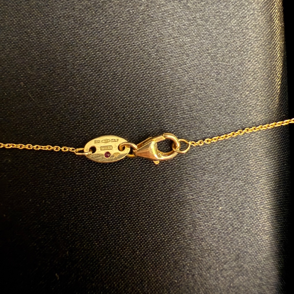 Roberto Coin 18K Yellow Gold Seven-Station Diamond Necklace - Picture 10 of 15